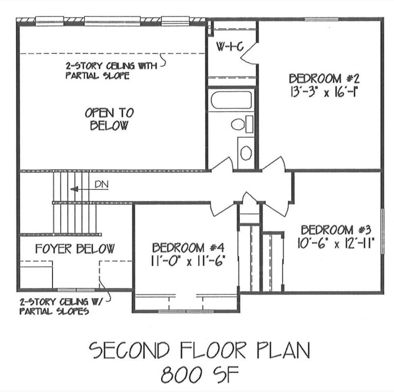 Brookwood 2nd Floor Plan